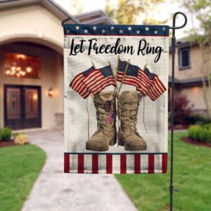 Let Freedom Ring Garden Flag House Flags