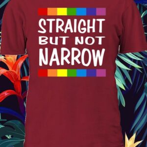 Straight But Not Narrow Rainbow Shirt