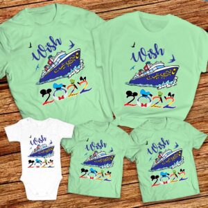 Disney Wish Cruise family shirt 2022