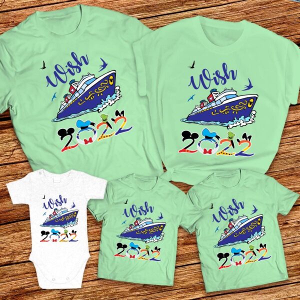 Disney Wish Cruise Family Shirt 2022