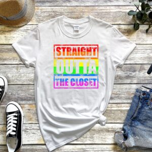 Straight Outta The Closet Pride Month Shirt