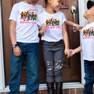 Roblox Girl Birthday Matching Shirts