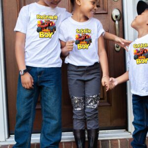 Blaze and The Monster Machines Birthday Boy Shirt