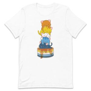 Kawaii Cat Aroace Pride T Shirt