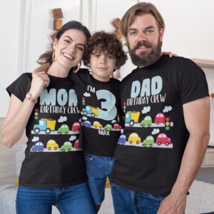 Cars Trucks Vehicles Birthday Family Shirt