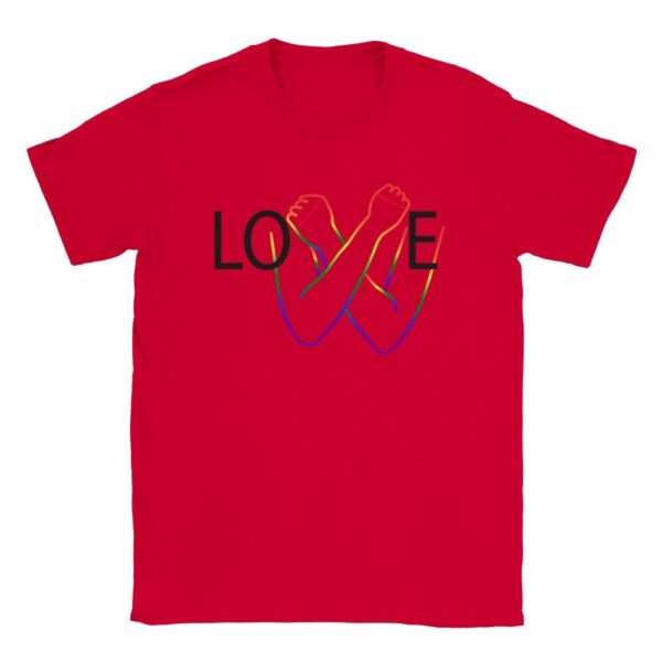 Rainbow LOVE Deaf Pride T-shirt