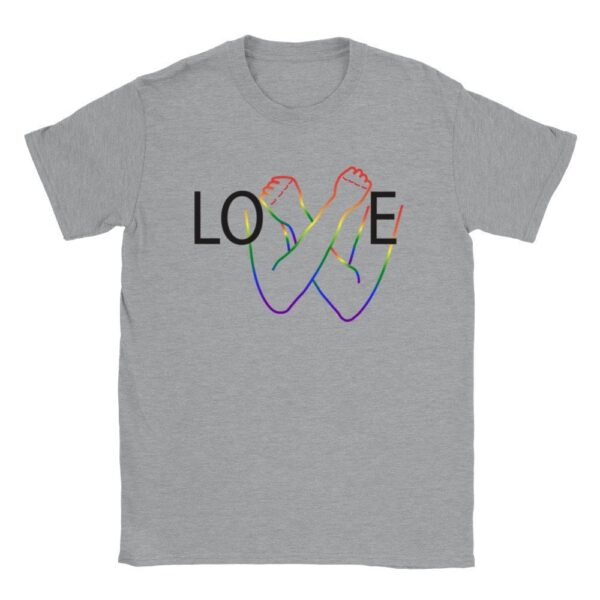 Rainbow LOVE Deaf Pride T-shirt