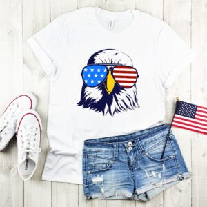 Patriotic Eagle with Sunglasses Shirt