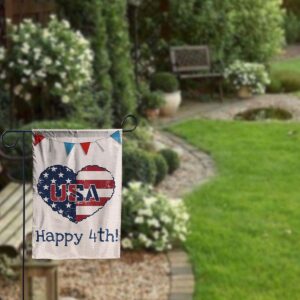 4th of July Summer Garden Flag