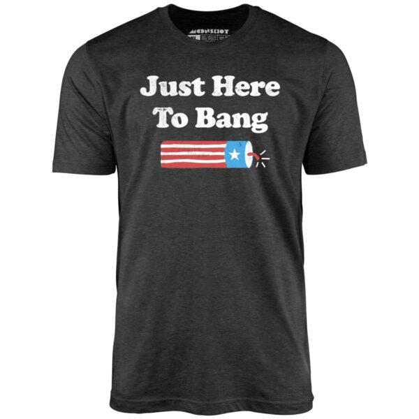 Just Here To Bang 4th Of July Unisex T-Shirt