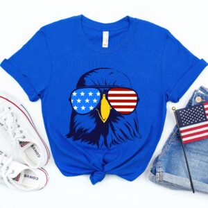 Patriotic Eagle with Sunglasses Shirt