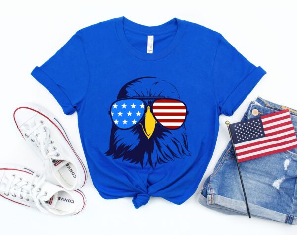 Patriotic Eagle With Sunglasses Shirt