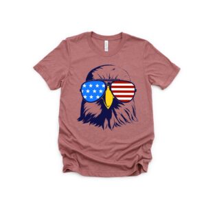 Patriotic Eagle With Sunglasses Shirt