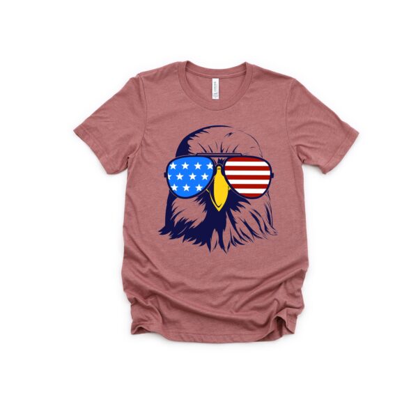 Patriotic Eagle With Sunglasses Shirt