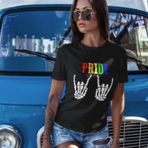 Pride Rainbow Skeleton Shirt