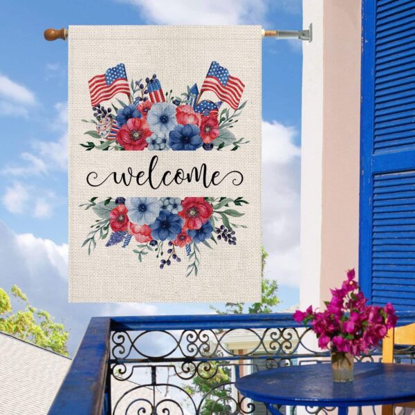 4th Of July Independence Day Garden Flag