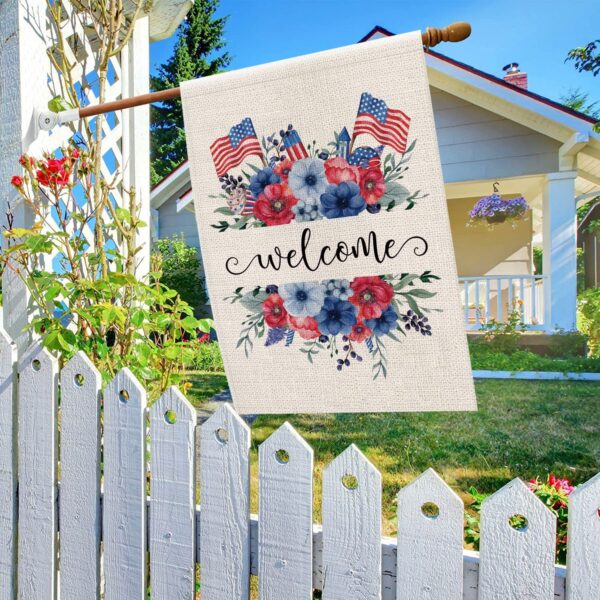 4th Of July Independence Day Garden Flag