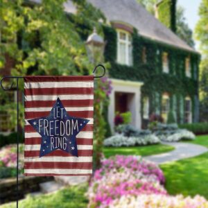 Memorial Day Garden Fourth Of July Summer Flag