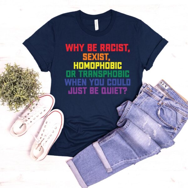 Anti Racist Trans Rights Pride Shirt