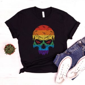 Rainbow Skull Pride Shirt