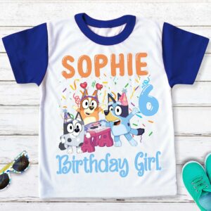 Blue Dog Funny Birthday Shirt