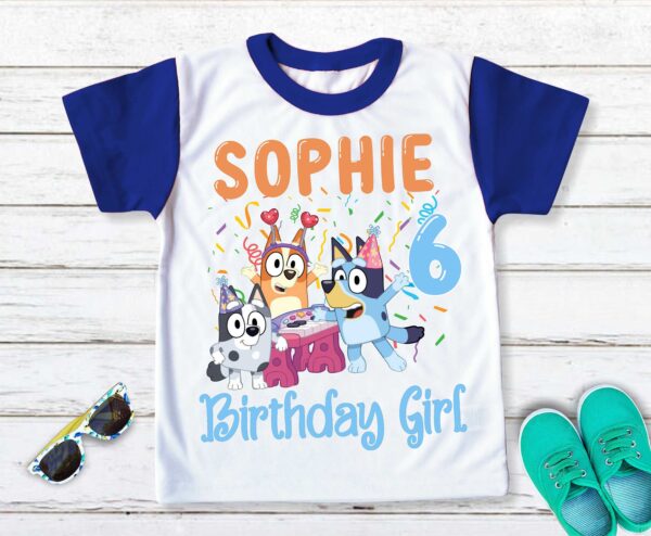 Blue Dog Funny Birthday Shirt