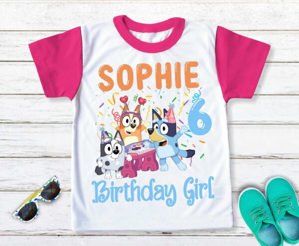 Blue Dog Funny Birthday Shirt