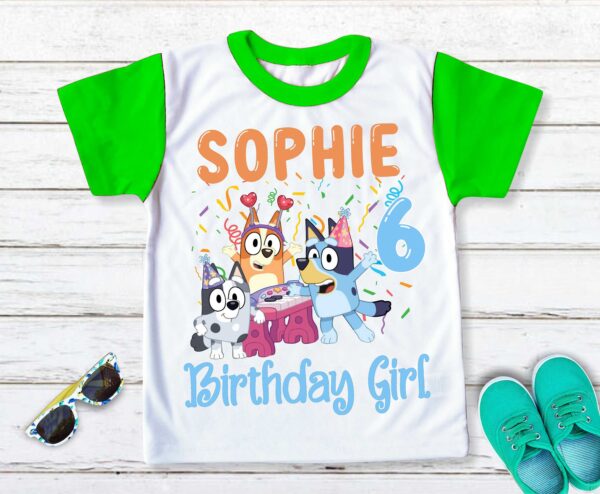 Blue Dog Funny Birthday Shirt