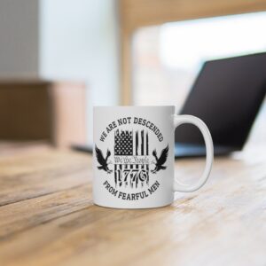 We The People White Ceramic Mug