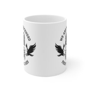 We The People White Ceramic Mug