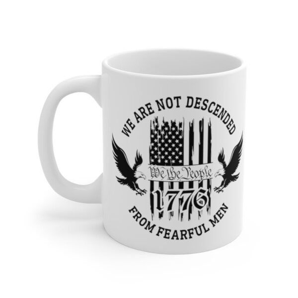 We The People White Ceramic Mug