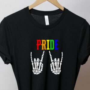 Pride Rainbow Skeleton Shirt