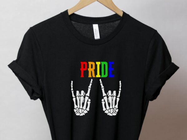 Pride Rainbow Skeleton Shirt