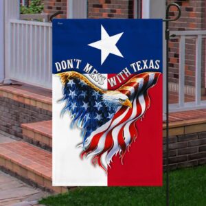 Texas American Eagle US Flag