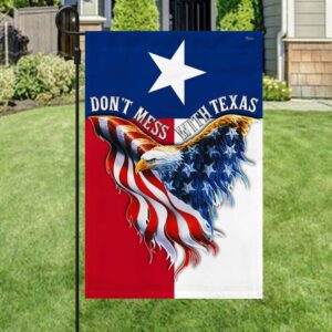 Texas American Eagle US Flag