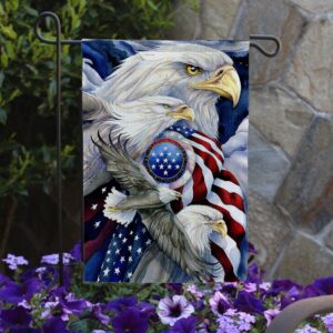 Freedom Eagle 4th of July Garden Flag