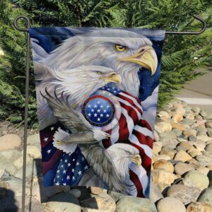 Freedom Eagle 4th of July Garden Flag