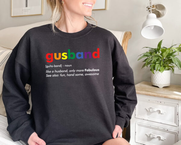 Gusband LGBT Gay Husband Definition Rainbow Shirt