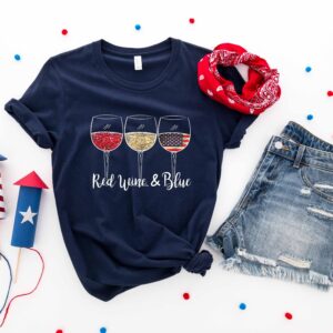 Red Wine & Blue T-Shirt