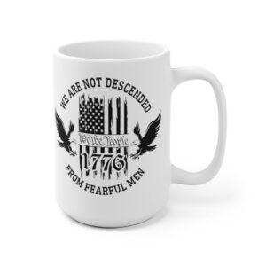 We The People White Ceramic Mug