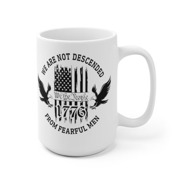 We The People White Ceramic Mug