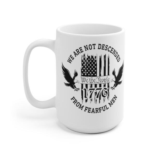 We The People White Ceramic Mug