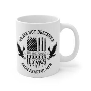 We The People White Ceramic Mug