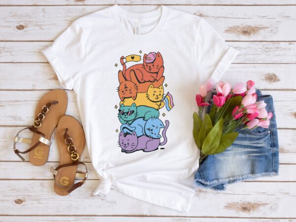 Gay Pride Cat LGBT Shirt