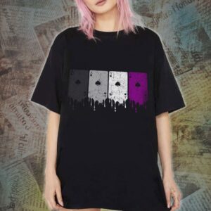 Asexual Flag Ace Cards Shirt