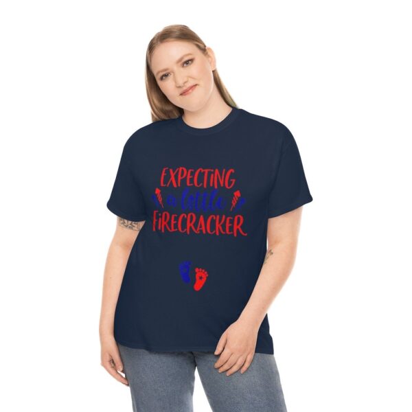 Womens 4th Of July Pregnancy Announcement T-Shirt