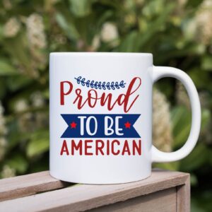 American Pride Independence Day Patriotic Mug