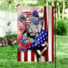 4th Of July Patrioctic Welcome Garden Flag