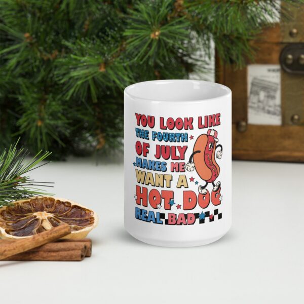 July 4th Hotdog Mug