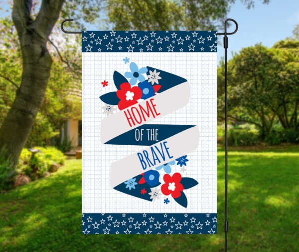 July 4th Patriotic Garden Flag